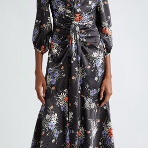 Cinq à Sept Print Midi Dress
